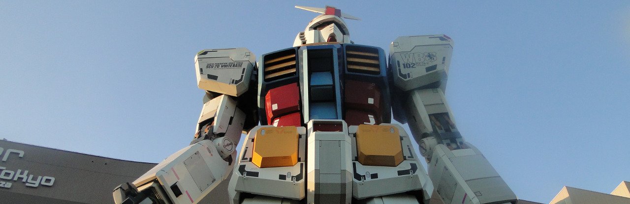 Antiguo Gundam en Odaiba - Nombres Japoneses